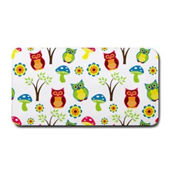 Cute Owl Wallpaper Pattern Medium Bar Mats by Nexatart