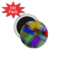 Abstract Background Pattern 1 75  Magnets (100 Pack) 