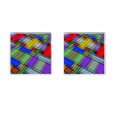 Abstract Background Pattern Cufflinks (square)