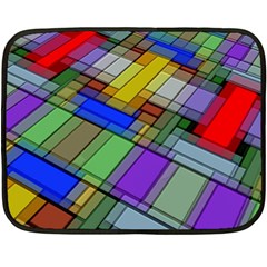 Abstract Background Pattern Double Sided Fleece Blanket (mini)  by Nexatart