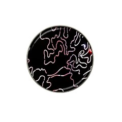 Abstract Glare Visual Art Hat Clip Ball Marker (4 Pack)