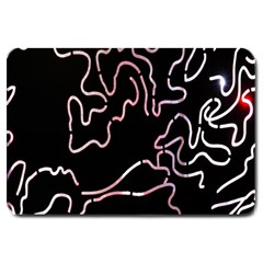 Abstract Glare Visual Art Large Doormat  by Nexatart