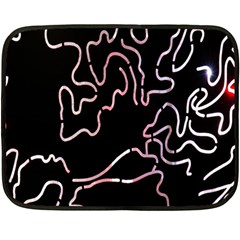 Abstract Glare Visual Art Fleece Blanket (mini)