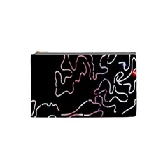 Abstract Glare Visual Art Cosmetic Bag (small) 