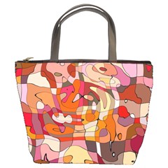 Abstract Abstraction Pattern Modern Bucket Bags by Nexatart