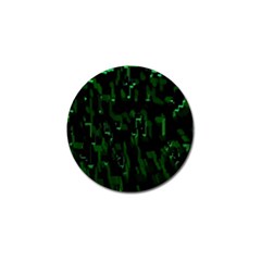 Abstract Art Background Green Golf Ball Marker (10 Pack) by Nexatart