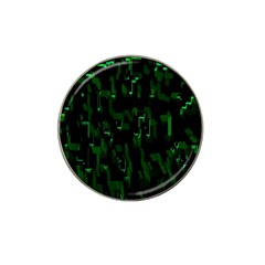 Abstract Art Background Green Hat Clip Ball Marker (4 Pack)