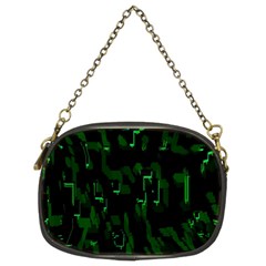 Abstract Art Background Green Chain Purses (two Sides) 