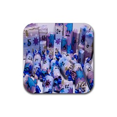 Advent Calendar Gifts Rubber Coaster (square)  by Nexatart