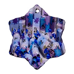 Advent Calendar Gifts Snowflake Ornament (two Sides)