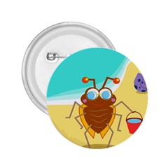 Animal Nature Cartoon Bug Insect 2 25  Buttons by Nexatart