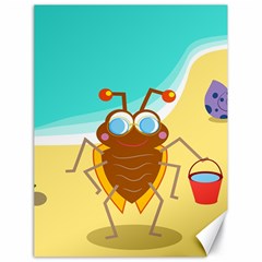 Animal Nature Cartoon Bug Insect Canvas 18  X 24   by Nexatart