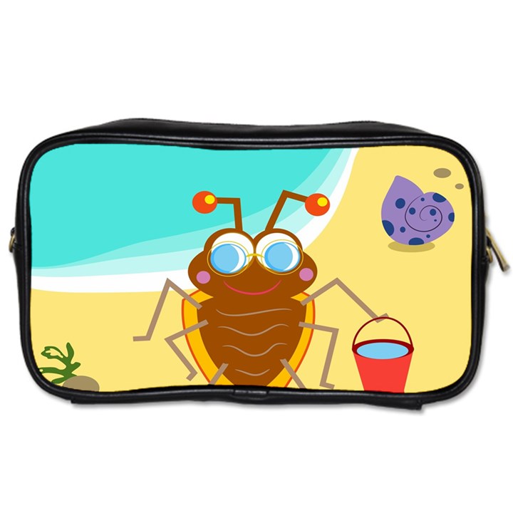 Animal Nature Cartoon Bug Insect Toiletries Bags 2-Side