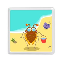 Animal Nature Cartoon Bug Insect Memory Card Reader (square)  by Nexatart