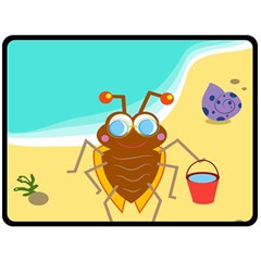 Animal Nature Cartoon Bug Insect Double Sided Fleece Blanket (large)  by Nexatart