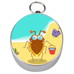 Animal Nature Cartoon Bug Insect Silver Compasses by Nexatart