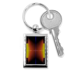 Abstract Painting Key Chains (rectangle) 