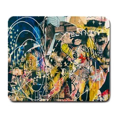 Art Graffiti Abstract Lines Large Mousepads by Nexatart