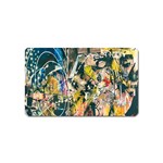 Art Graffiti Abstract Lines Magnet (Name Card) Front