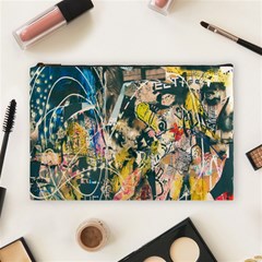 Art Graffiti Abstract Lines Cosmetic Bag (large)  by Nexatart