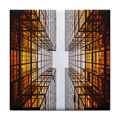 Architecture Facade Buildings Windows Tile Coasters by Nexatart