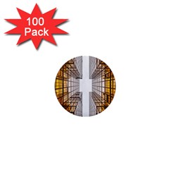 Architecture Facade Buildings Windows 1  Mini Buttons (100 Pack)  by Nexatart