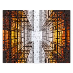 Architecture Facade Buildings Windows Rectangular Jigsaw Puzzl by Nexatart