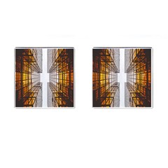 Architecture Facade Buildings Windows Cufflinks (square)