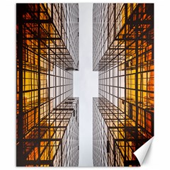 Architecture Facade Buildings Windows Canvas 8  X 10  by Nexatart