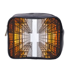 Architecture Facade Buildings Windows Mini Toiletries Bag 2-side by Nexatart