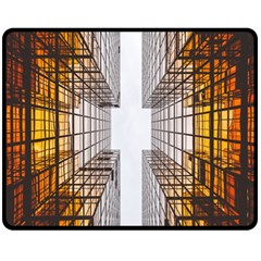 Architecture Facade Buildings Windows Fleece Blanket (medium) 