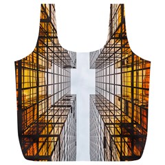 Architecture Facade Buildings Windows Full Print Recycle Bags (l)  by Nexatart