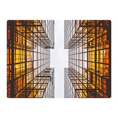 Architecture Facade Buildings Windows Double Sided Flano Blanket (mini) 