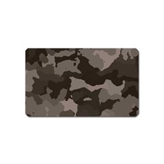 Background For Scrapbooking Or Other Camouflage Patterns Beige And Brown Magnet (name Card) by Nexatart