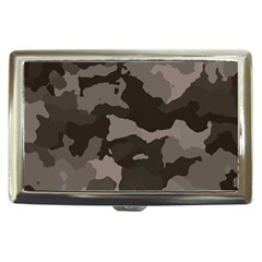 Background For Scrapbooking Or Other Camouflage Patterns Beige And Brown Cigarette Money Cases by Nexatart