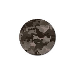 Background For Scrapbooking Or Other Camouflage Patterns Beige And Brown Golf Ball Marker (4 Pack) by Nexatart