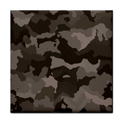 Background For Scrapbooking Or Other Camouflage Patterns Beige And Brown Face Towel by Nexatart