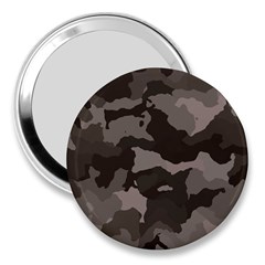 Background For Scrapbooking Or Other Camouflage Patterns Beige And Brown 3  Handbag Mirrors