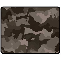 Background For Scrapbooking Or Other Camouflage Patterns Beige And Brown Double Sided Fleece Blanket (medium) 