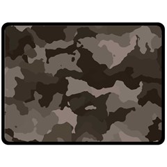 Background For Scrapbooking Or Other Camouflage Patterns Beige And Brown Double Sided Fleece Blanket (large) 