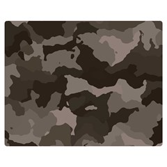 Background For Scrapbooking Or Other Camouflage Patterns Beige And Brown Double Sided Flano Blanket (medium)  by Nexatart