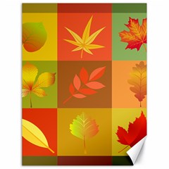 Autumn Leaves Colorful Fall Foliage Canvas 18  X 24   by Nexatart