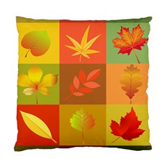 Autumn Leaves Colorful Fall Foliage Standard Cushion Case (two Sides) by Nexatart