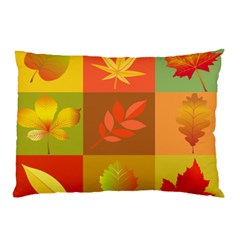 Autumn Leaves Colorful Fall Foliage Pillow Case