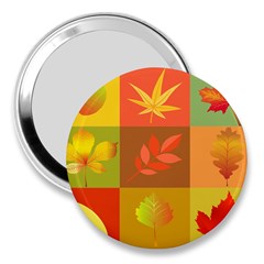 Autumn Leaves Colorful Fall Foliage 3  Handbag Mirrors by Nexatart