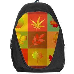 Autumn Leaves Colorful Fall Foliage Backpack Bag by Nexatart