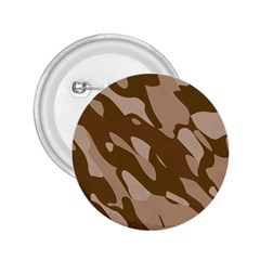 Background For Scrapbooking Or Other Beige And Brown Camouflage Patterns 2 25  Buttons