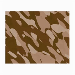 Background For Scrapbooking Or Other Beige And Brown Camouflage Patterns Small Glasses Cloth by Nexatart