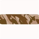 Background For Scrapbooking Or Other Beige And Brown Camouflage Patterns Large Bar Mats 32 x8.5  Bar Mat