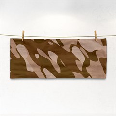 Background For Scrapbooking Or Other Beige And Brown Camouflage Patterns Cosmetic Storage Cases by Nexatart